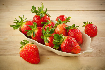 Red strawberries
