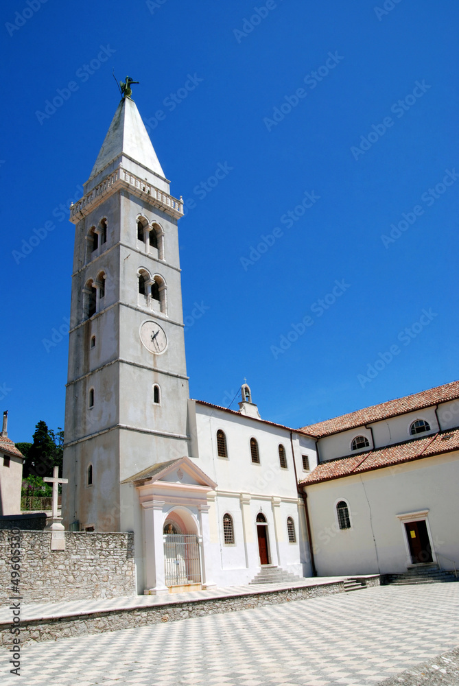 Wall mural Mali Losinj church