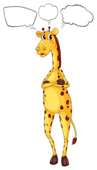 A horse with empty thoughts