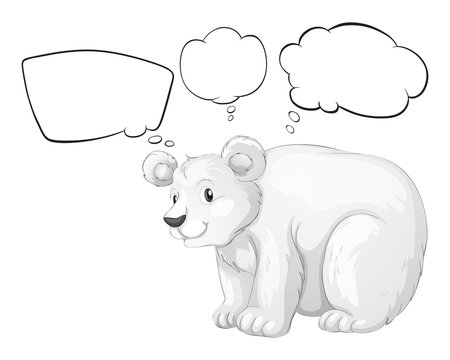 A big bear thinking