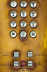 old phone isolated