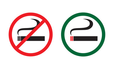 No Smoking and Smoking zone