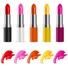 Fototapeta premium Colorful lipstick