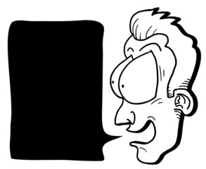 Black message