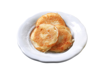 Pancakes on plate