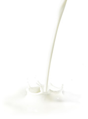 Shot of milk or cream