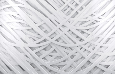 Panele Szklane  3d białe abstrakcyjne tło z liniami