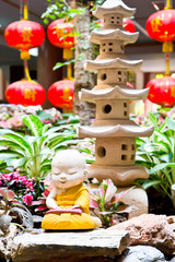 Little Buddha Rock in Chinese Temple