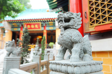 stone Lion Statue