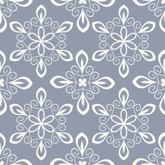 Seamless decorative floral pattern