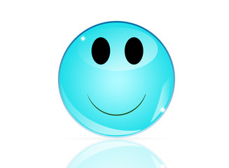 Fototapeta premium Boule bleue