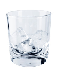 Glass with ice