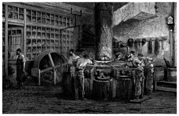 Nails Factory - Clouterie - 19th century