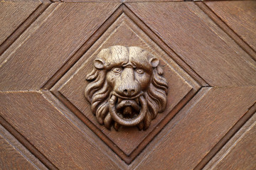 Türdetail des Hexenbürgermeisterhauses in Lemgo