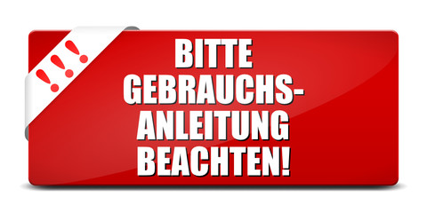 stempel eckig breit bitte gebrauchsanleitung beachten! I