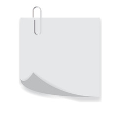 Clip on a paper list with curl