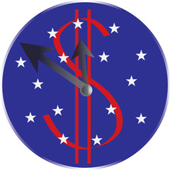 Zeit ist Geld Dollar var.