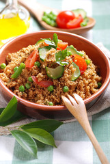 cous cous con verdure