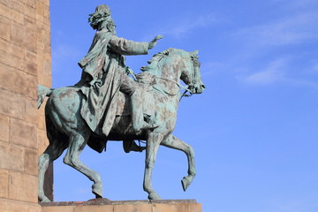 Fototapeta na wymiar Kaiser Wilhelm I pomnik Hohenysburg