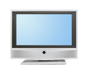 TV with blank screen