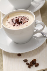 Cappucino mit aufgeschäumter Milch