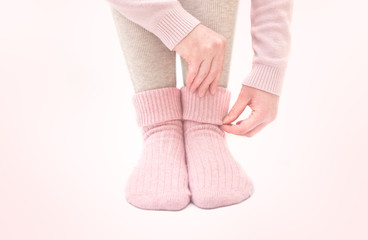 Warm woolen socks