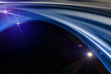 futuristic wave background design with lights