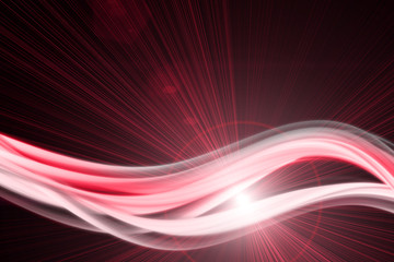 futuristic wave background design with lights