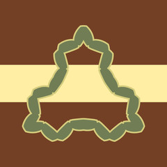 Vector vintage background and frame