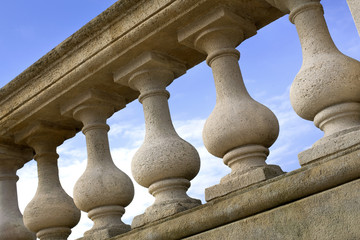 Fototapeta na wymiar Balustre, pierre, Balcon, taras, styl, architektura