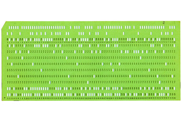 Punched card