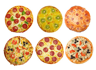 Pizza and italian kitchen.  Isolated