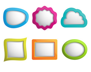 set of 3d web frames