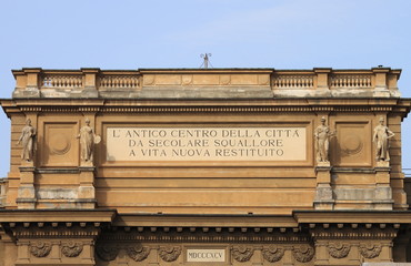 Republic Square in Florence, Italy