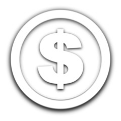 dollars vignette blanche