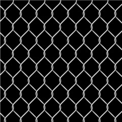 Naklejka premium Chrome metal grid