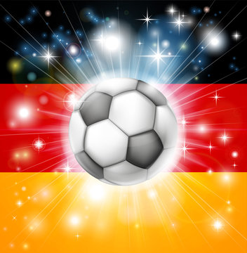 German soccer flag