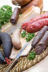 big sausage plate