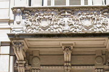 Obraz premium Palace of the Poste. Parma. Emilia-Romagna. Italy.