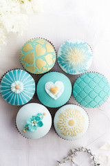 Wedding cupcakes