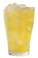 Orangen Limonade mit Eis