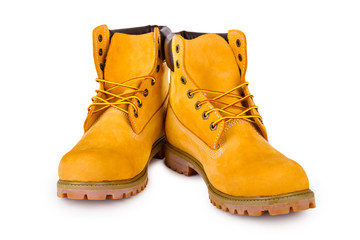Yellow boots
