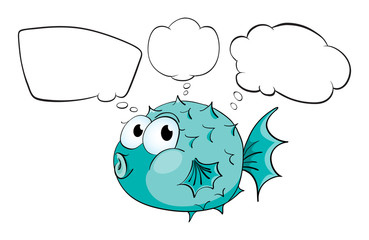 A fish with blank callouts