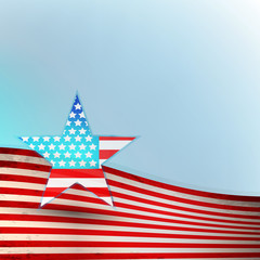 Obraz premium USA flag
