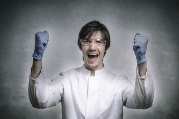 Erfolgreicher Wissenschaftler ist erfolgreich © DDRockstar