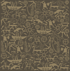 shaman brown background