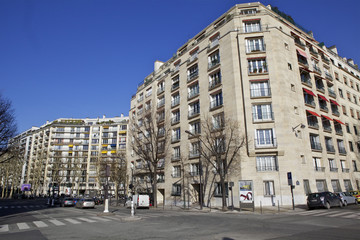 Fototapeta na wymiar Louis Bleriot budynek dok, Paris