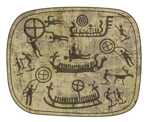 shamanic petroglyph