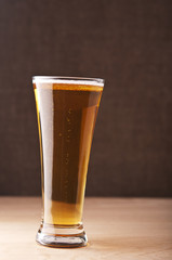 Glass with beer