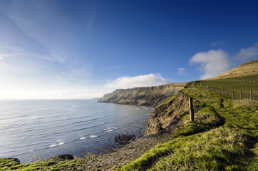 Gad Cliff on Dorset's Jurassic Coast © Helen Hotson